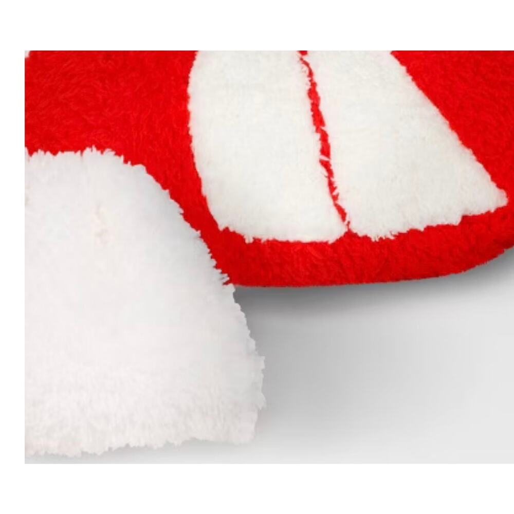 NWT Set of 2 Target Wondershop Christmas Peppermint Candy Plush Throw Pillow - Picture 3 of 7
